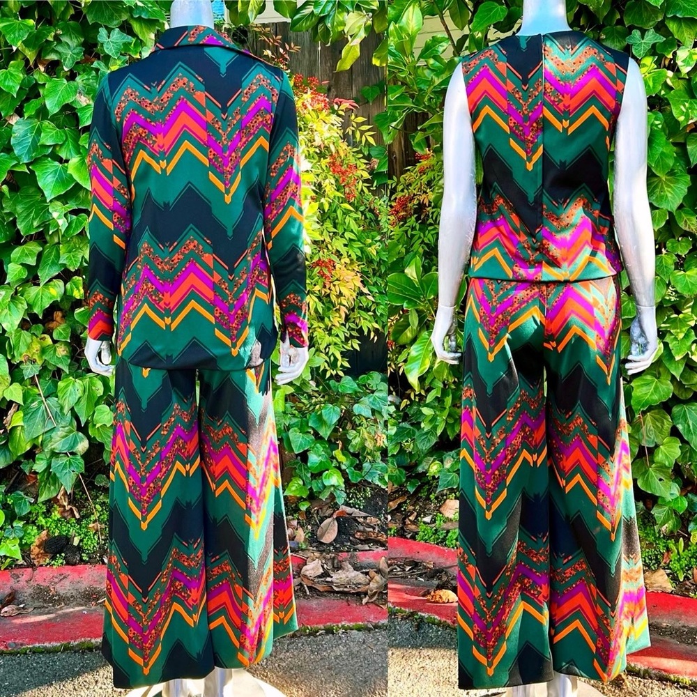 1970s RARE Don Luis De España 3 Piece Pantsuit Set - Picture 3 of 8
